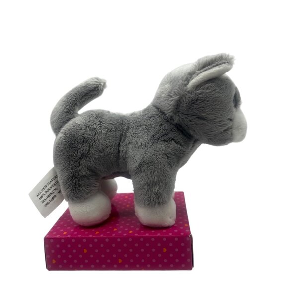 Girlfriends Pets Plush Gray White Cat Toy -Stuffed Animal Ages 6 Months+ NEW - Picture 7 of 11